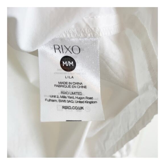 RIXO Lila Embroidered Floral Collar L/S Button Down Shirt - Picture 9 of 11